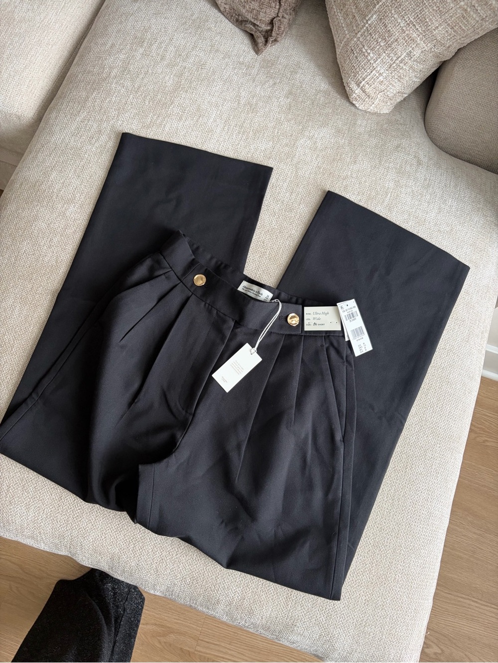 Abercrombie and Fitch High Waisted Trousers 26S